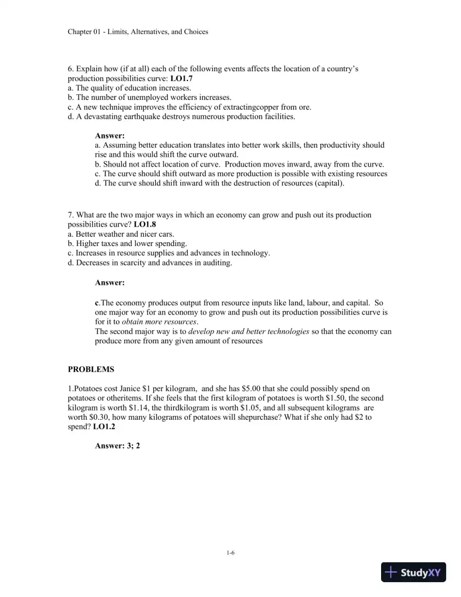 Microeconomics 14th Canadian Edition Solution Manual, page 7