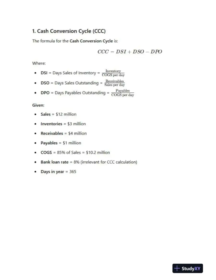 Comprehensive Financial Management and Analysis, page 3