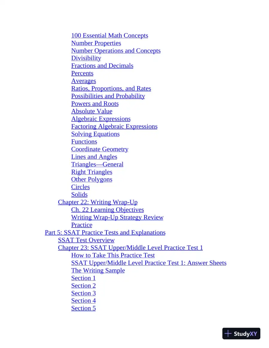 SSAT and ISEE Middle and Upper Level Prep 2020: 4 Practice Tests + Proven Strategies (2019), page 10