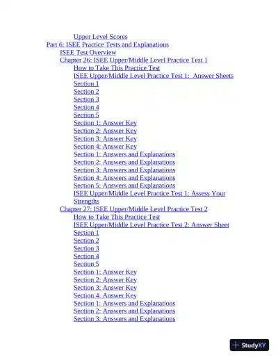 SSAT and ISEE Middle and Upper Level Prep 2020: 4 Practice Tests + Proven Strategies (2019) - Page 12 preview image