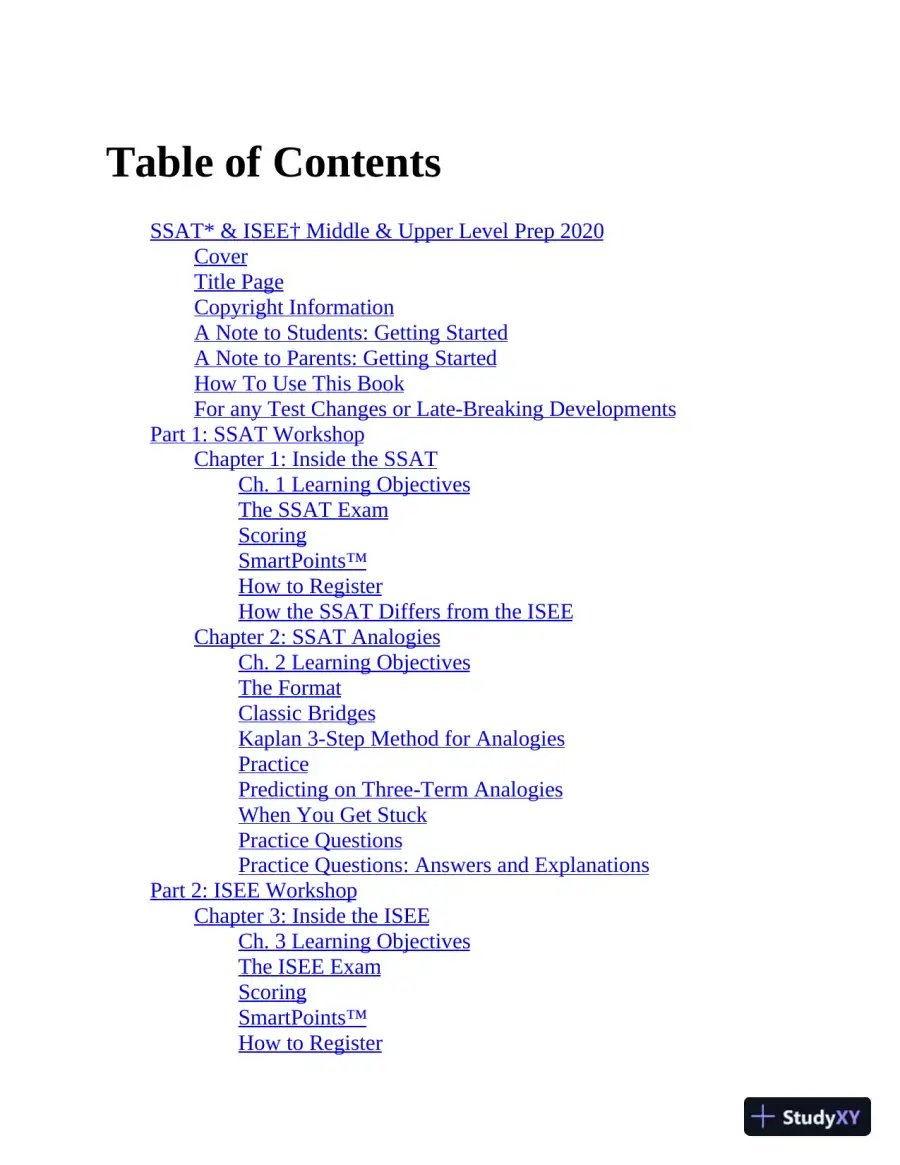 SSAT and ISEE Middle and Upper Level Prep 2020: 4 Practice Tests + Proven Strategies (2019), page 5