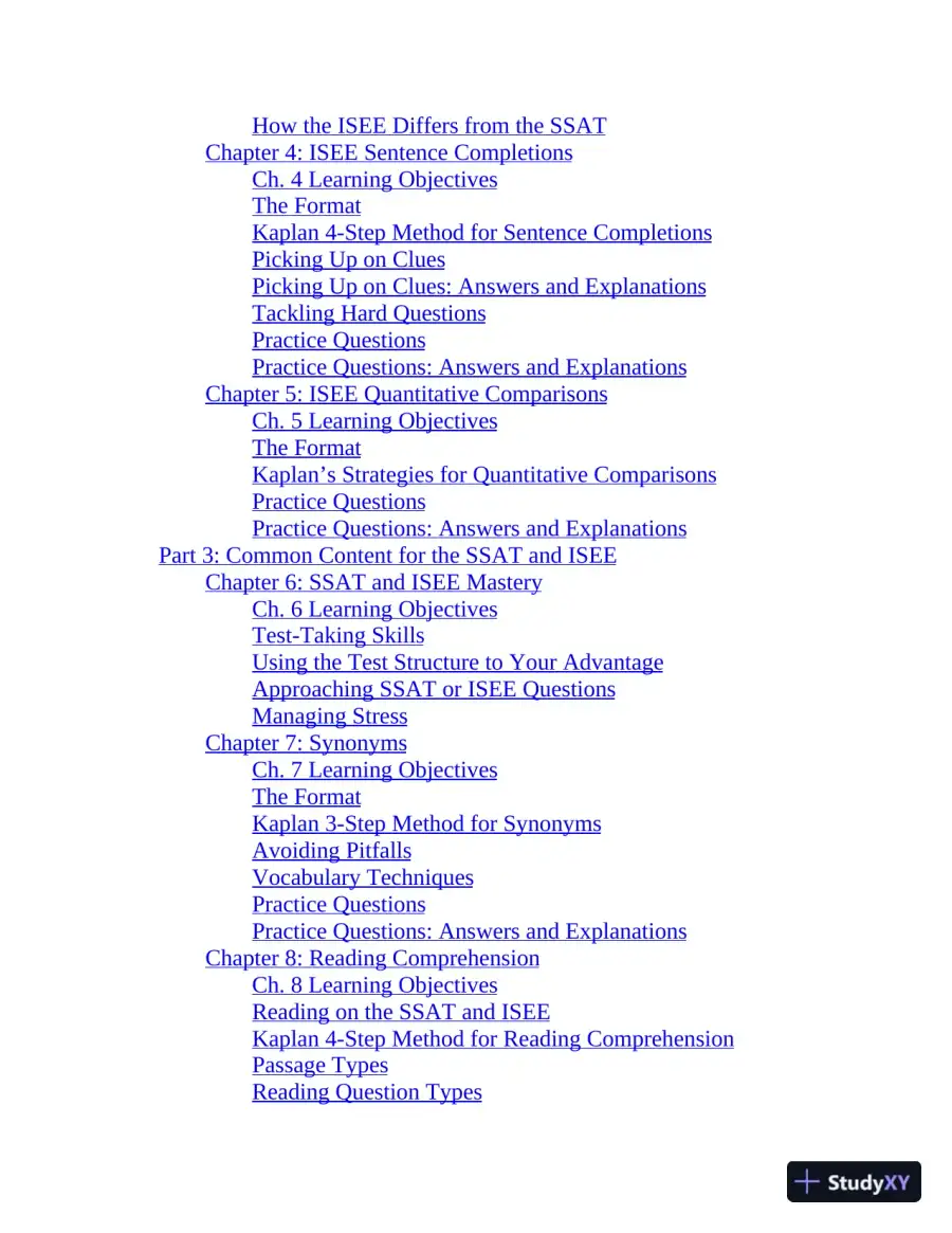 SSAT and ISEE Middle and Upper Level Prep 2020: 4 Practice Tests + Proven Strategies (2019), page 6