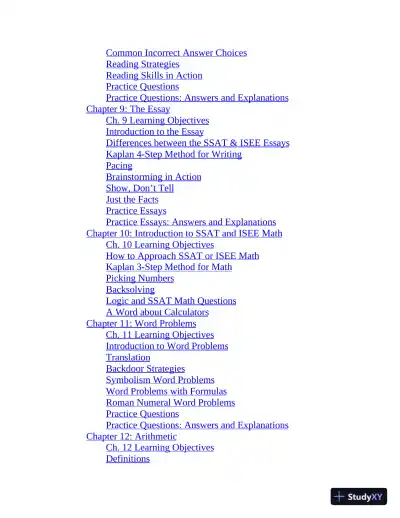 SSAT and ISEE Middle and Upper Level Prep 2020: 4 Practice Tests + Proven Strategies (2019) - Page 7 preview image
