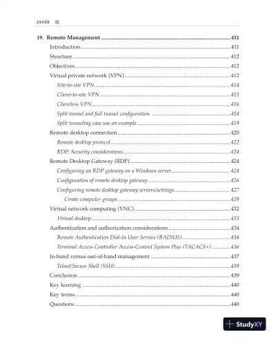 CompTIA Network+ N10-008 Exam Cram (2021) - Page 31 preview image