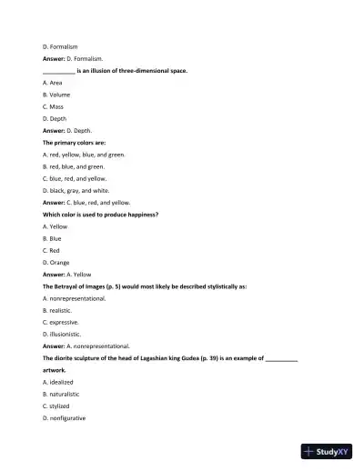 Comprehensive Art History: Key Concepts And Artistic Movements - Page 3 preview image