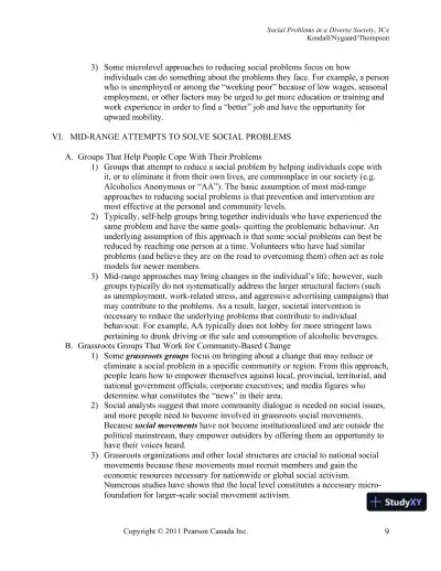 Social Problems In A Diverse Society, Third Canadian Edition Lecture Notes - Page 14 preview image