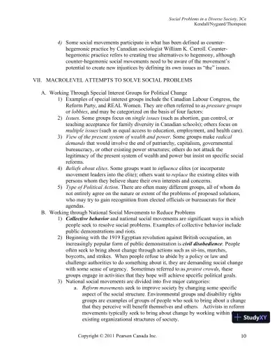 Social Problems In A Diverse Society, Third Canadian Edition Lecture Notes - Page 15 preview image