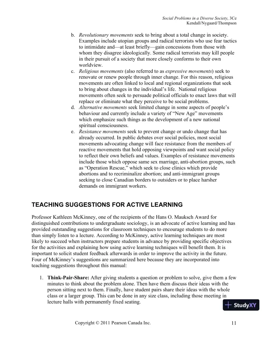 Social Problems In A Diverse Society, Third Canadian Edition Lecture Notes, page 16