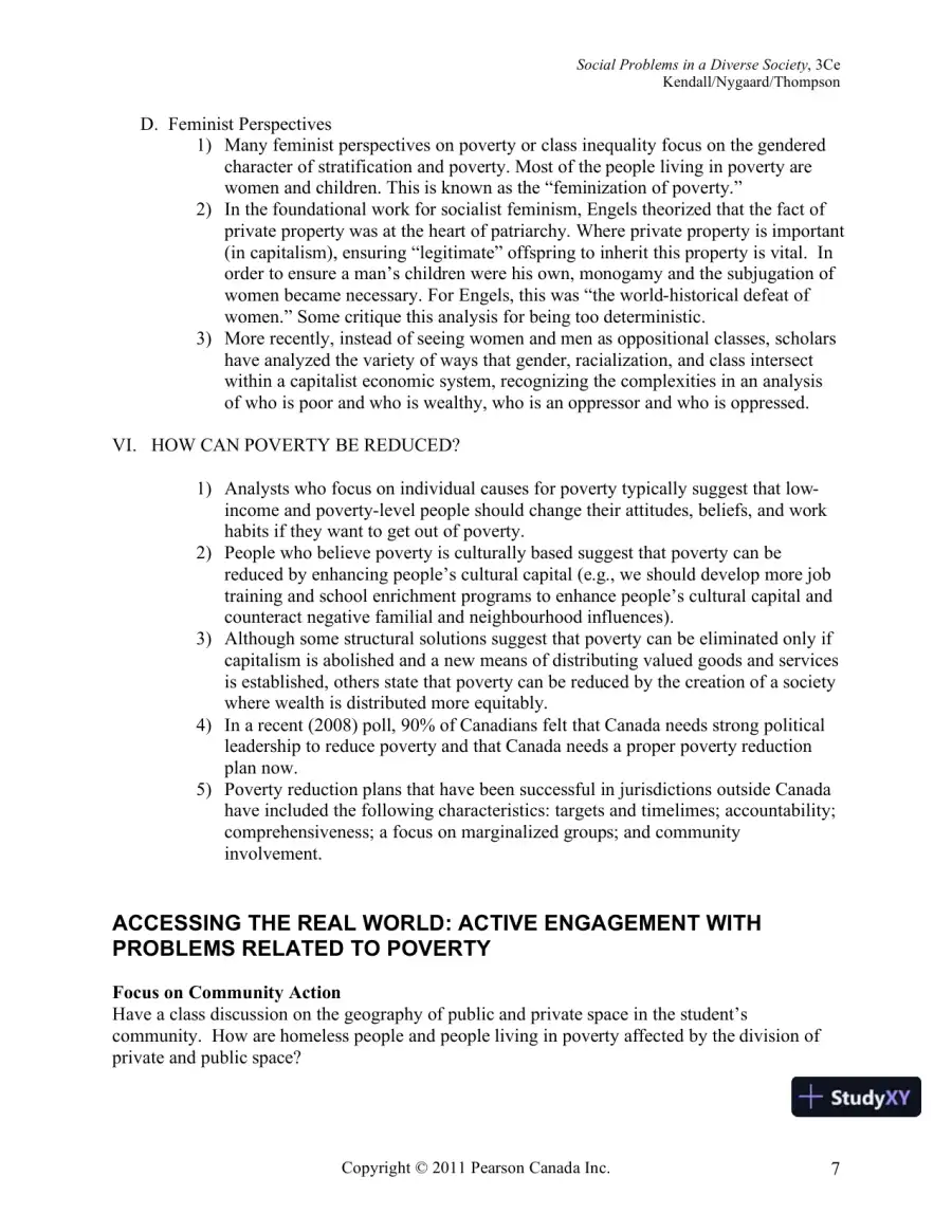 Social Problems In A Diverse Society, Third Canadian Edition Lecture Notes, page 27
