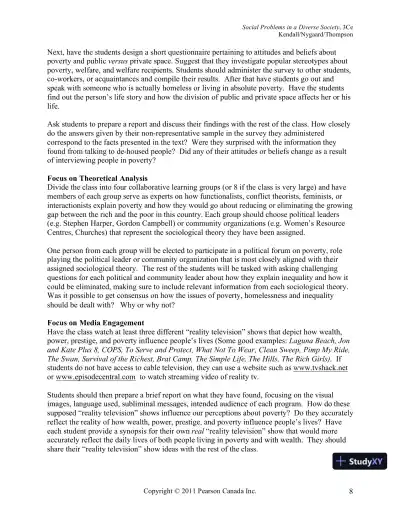 Social Problems In A Diverse Society, Third Canadian Edition Lecture Notes - Page 28 preview image