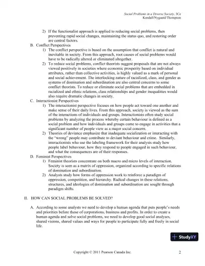 Social Problems In A Diverse Society, Third Canadian Edition Lecture Notes - Page 3 preview image