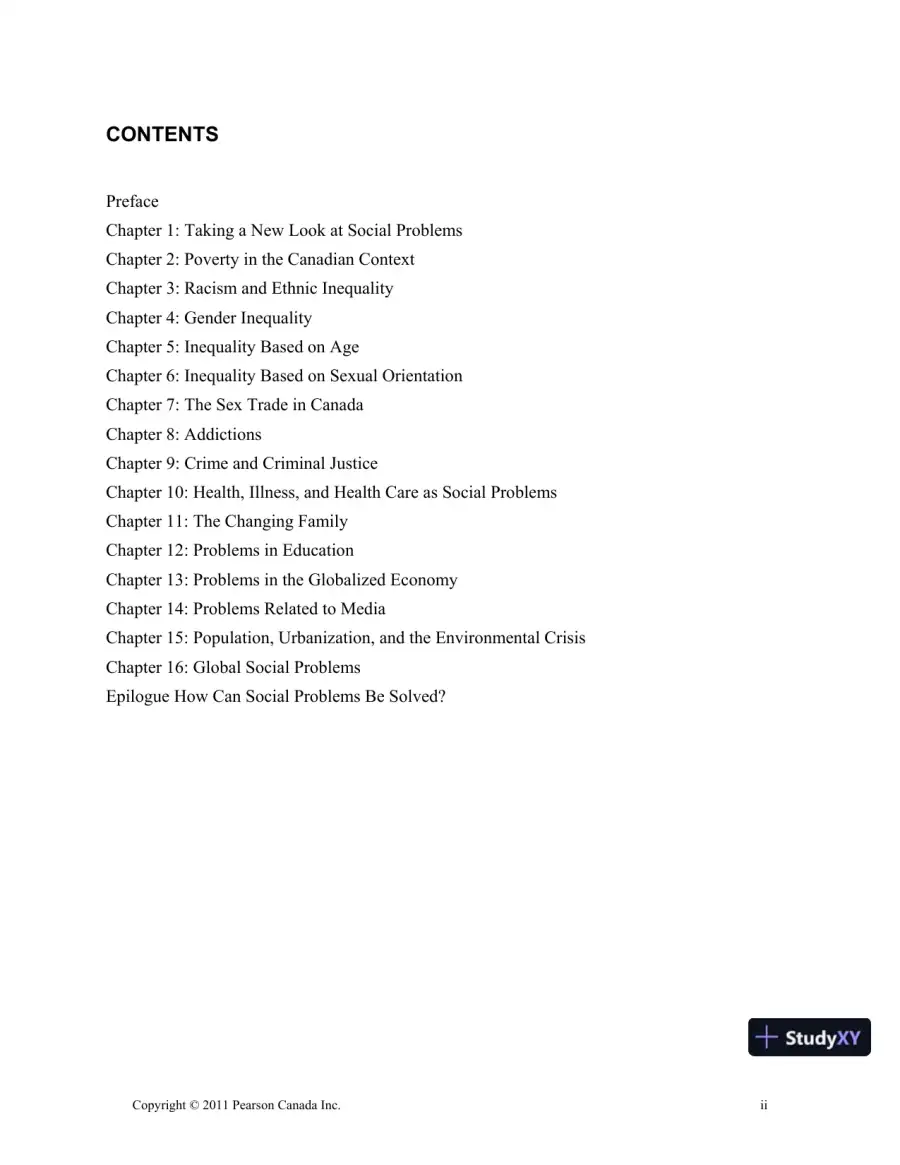 Social Problems In A Diverse Society, Third Canadian Edition Lecture Notes, page 4