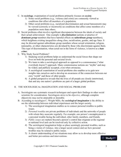 Social Problems In A Diverse Society, Third Canadian Edition Lecture Notes - Page 8 preview image