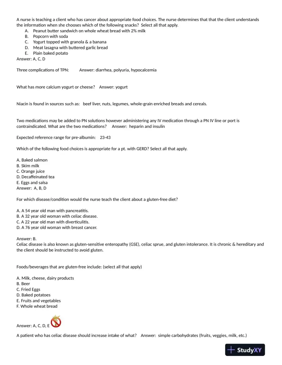 2023 ATI RN Proctored Exam with Answers (115 Solved Questions), page 4