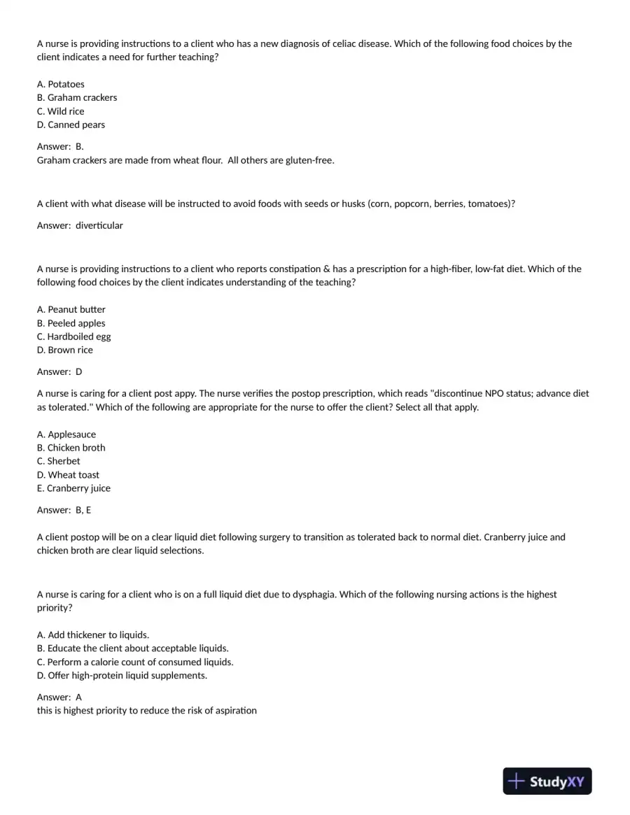 2023 ATI RN Proctored Exam with Answers (115 Solved Questions), page 5
