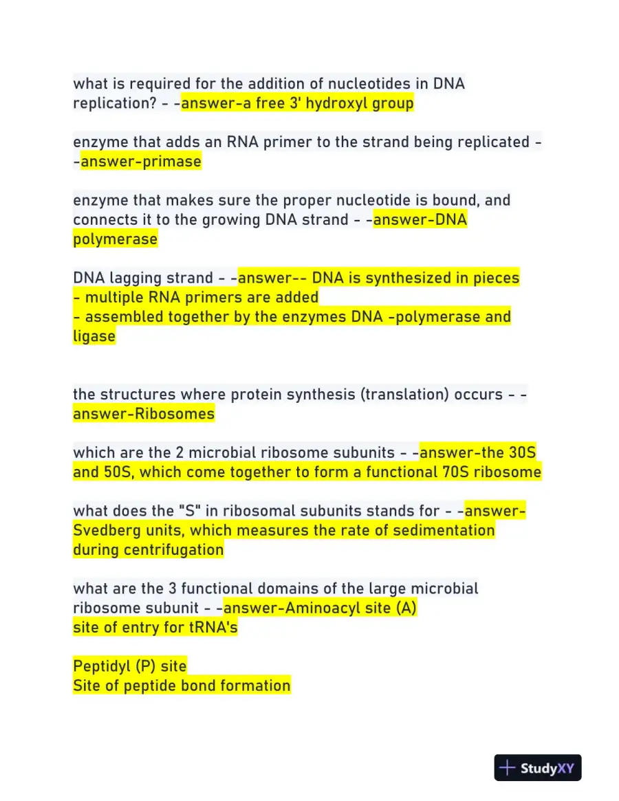 BIO251 Biology Actual Exam With Answers (204 Solved Questions), page 5