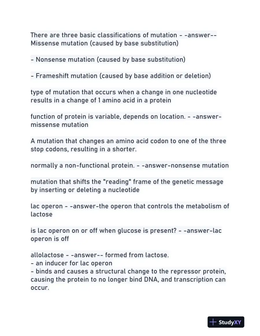 BIO251 Biology Actual Exam With Answers (204 Solved Questions), page 8