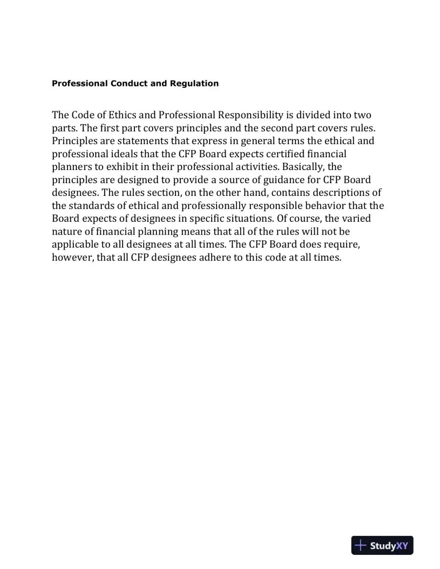 Flashcard Study System for the CFP Exam: CFP� Test Practice Questions and Review (2020), page 4