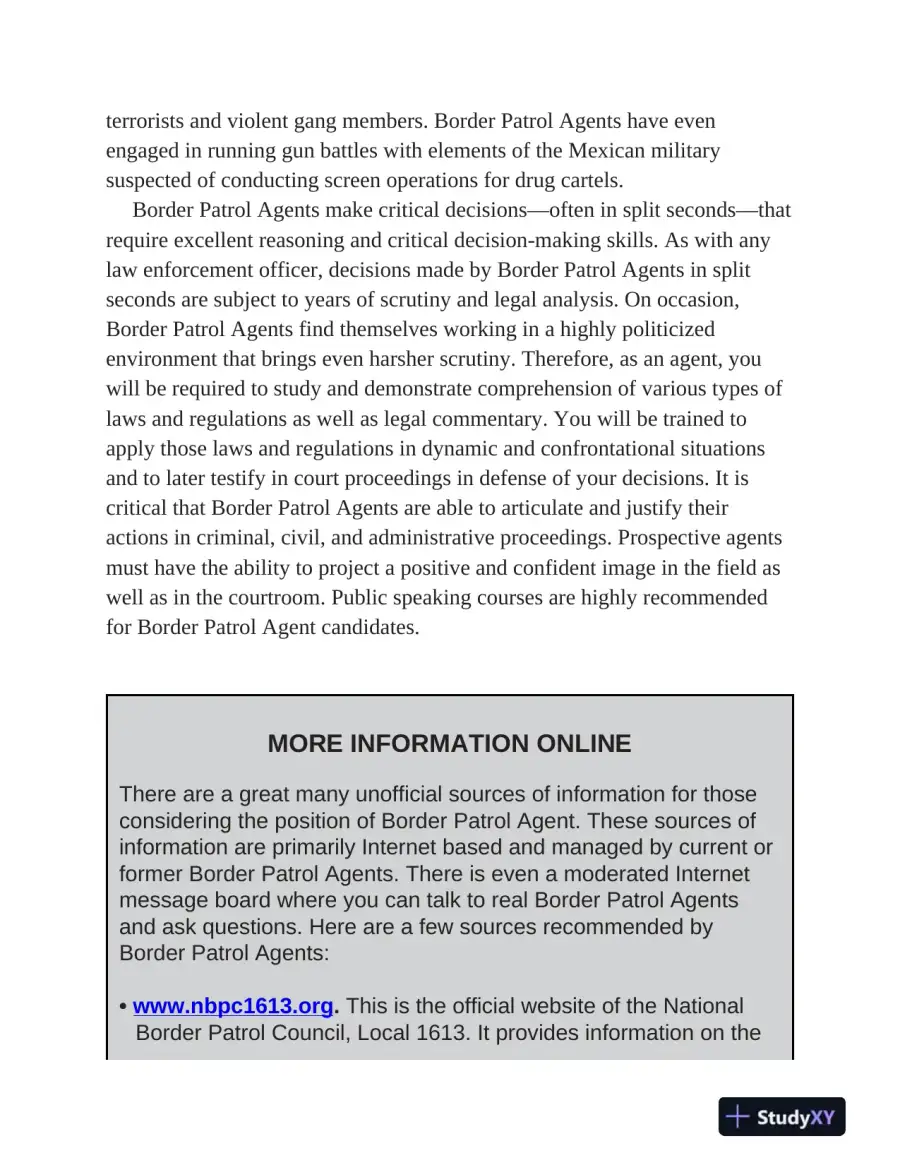 Border Patrol Entrance Exam (2017), page 15