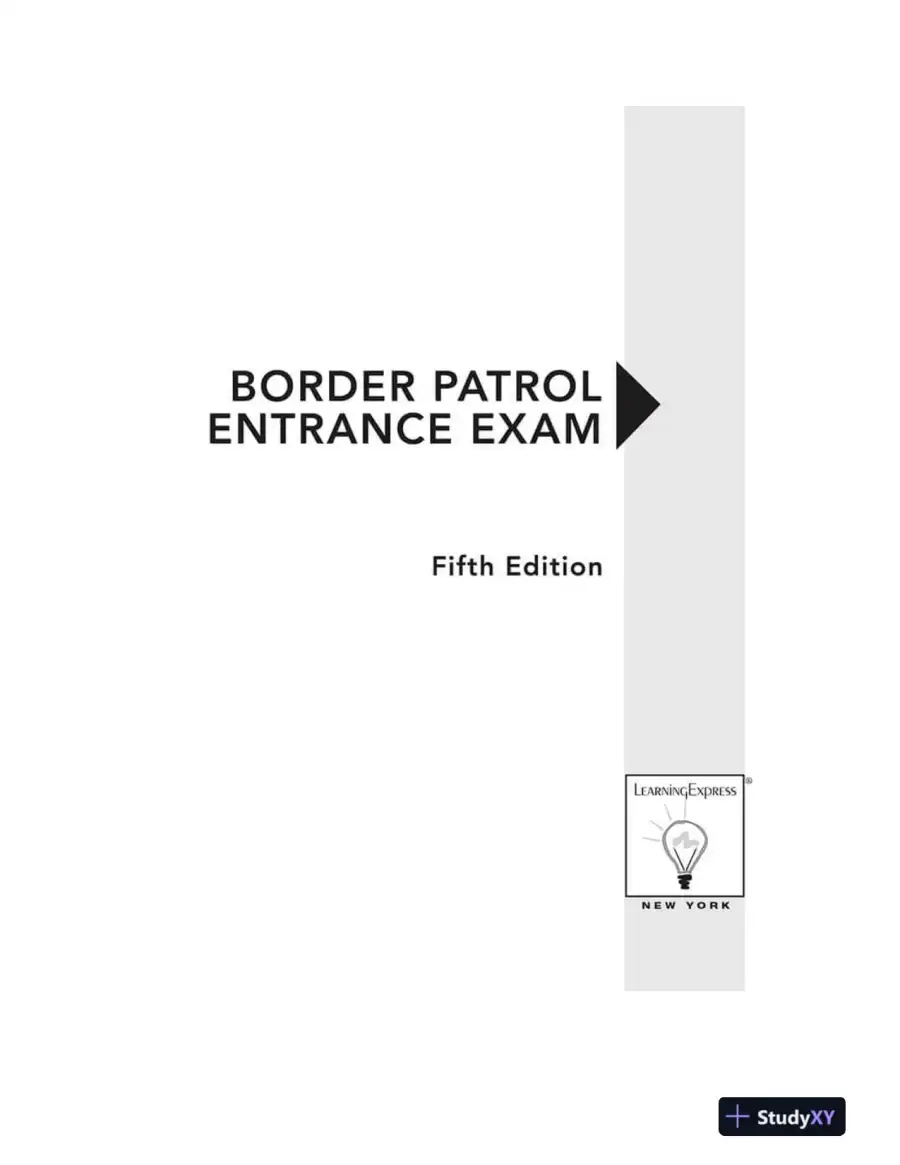 Border Patrol Entrance Exam (2017), page 4