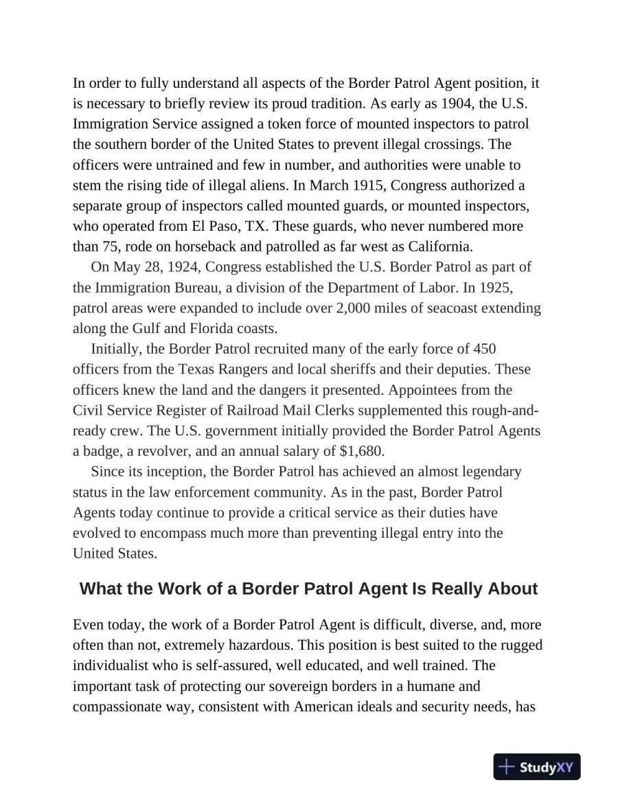 Border Patrol Entrance Exam (2017), page 9