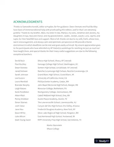 AP Statistics Premium, 2023-2024: 9 Practice Tests + Comprehensive Review (2023-2024) - Page 5 preview image