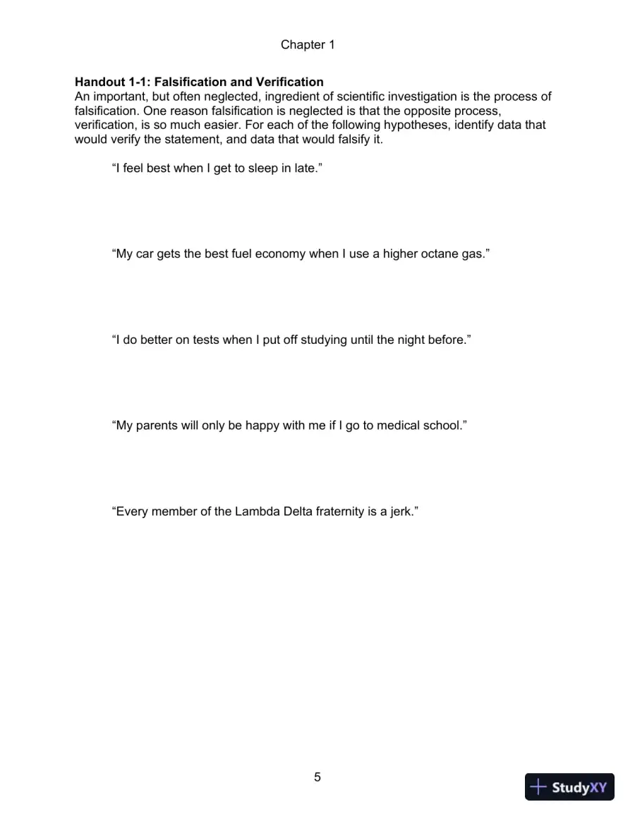 Experimental Psychology 7th Edition Test Bank, page 6