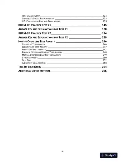 SHRM CP Exam Prep - SHRM CP Certification Secrets Study Guide, 2 Complete Practice Tests (2021) - Page 11 preview image