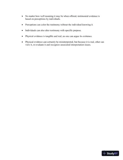 Solution Manual for Practical Crime Scene Processing and Investigation, 2nd Edition - Page 12 preview image