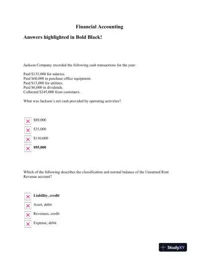 Financial Accounting: Key Concepts, Transactions, and Analysis - Page 1 preview image