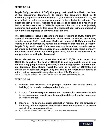 Solution Manual For Accounting Principles, 13th Edition - Page 14 preview image