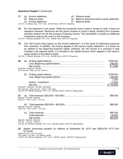 Solution Manual For Accounting Principles, 13th Edition - Page 6 preview image