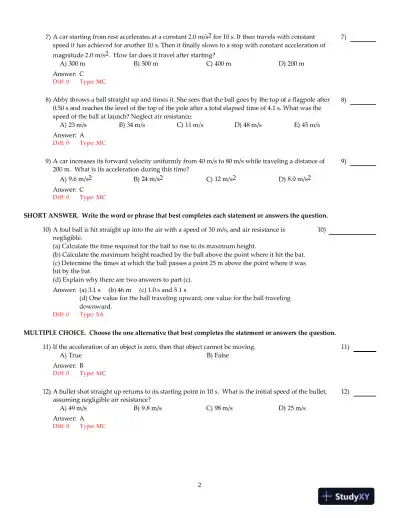 Physics: Principles With Applications, 7th Edition Test Bank - Page 11 preview image