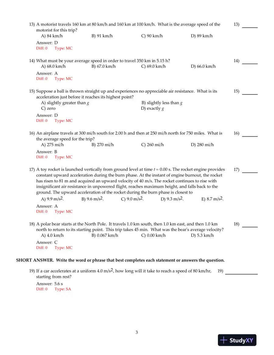 Physics: Principles With Applications, 7th Edition Test Bank, page 12