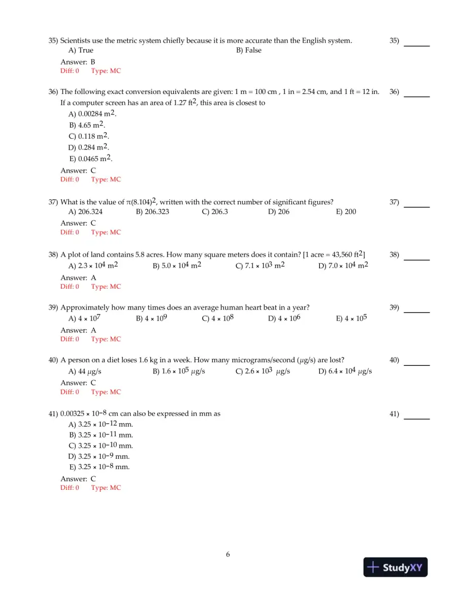 Physics: Principles With Applications, 7th Edition Test Bank, page 7