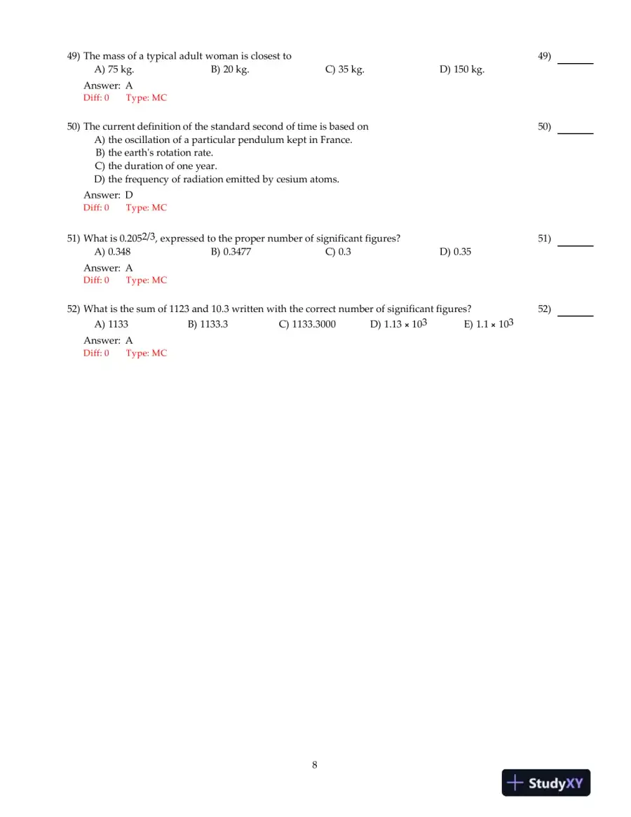 Physics: Principles With Applications, 7th Edition Test Bank, page 9
