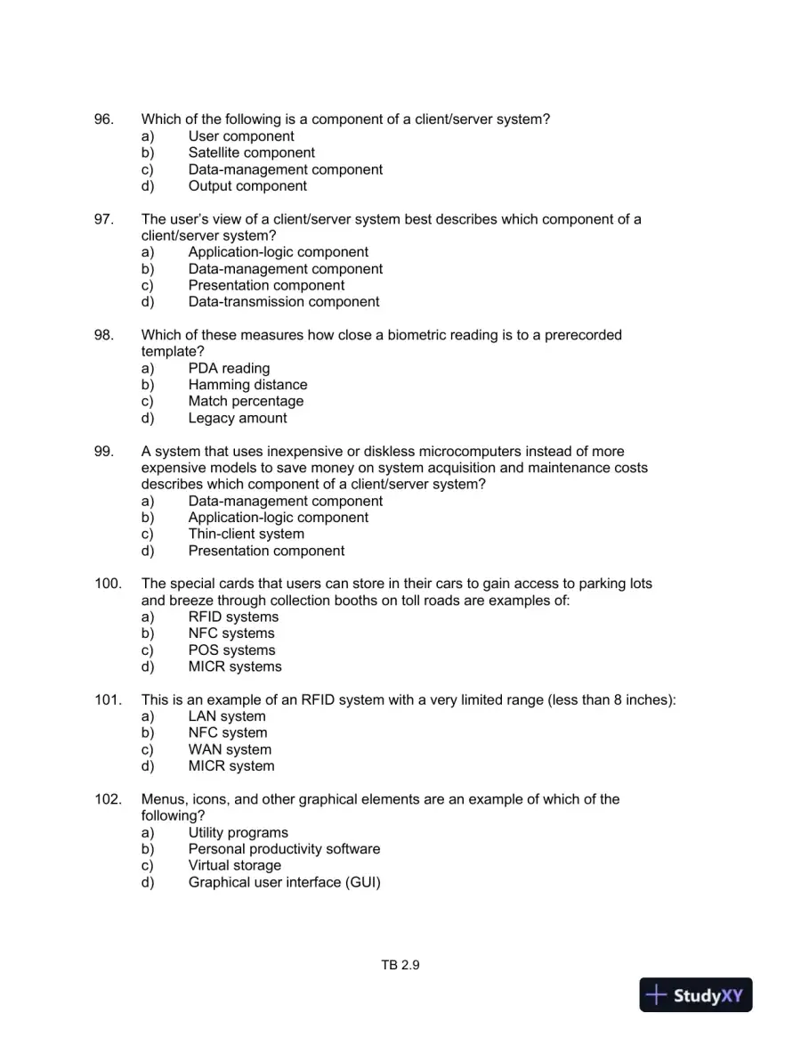 Test Bank For Core Concepts Of Accounting Information Systems, 12th Edition, page 10
