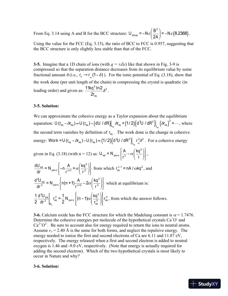Solution Manual for Fundamentals of Condensed Matter and Crystalline Physics: An Introduction for Students of Physics and Materials Science, 1st Edition, page 13