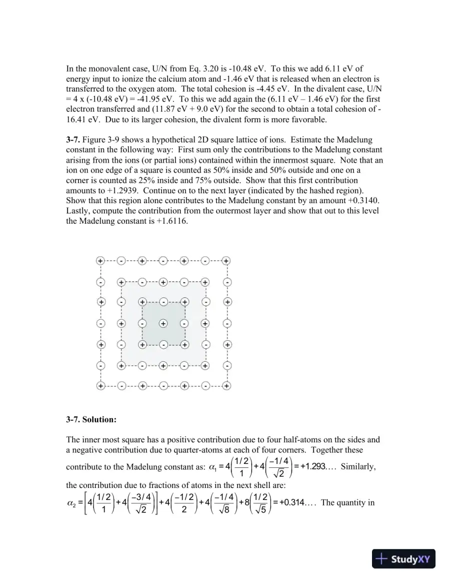 Solution Manual for Fundamentals of Condensed Matter and Crystalline Physics: An Introduction for Students of Physics and Materials Science, 1st Edition, page 14