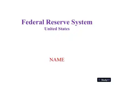 Federal Reserve System - United States - Page 1 preview image
