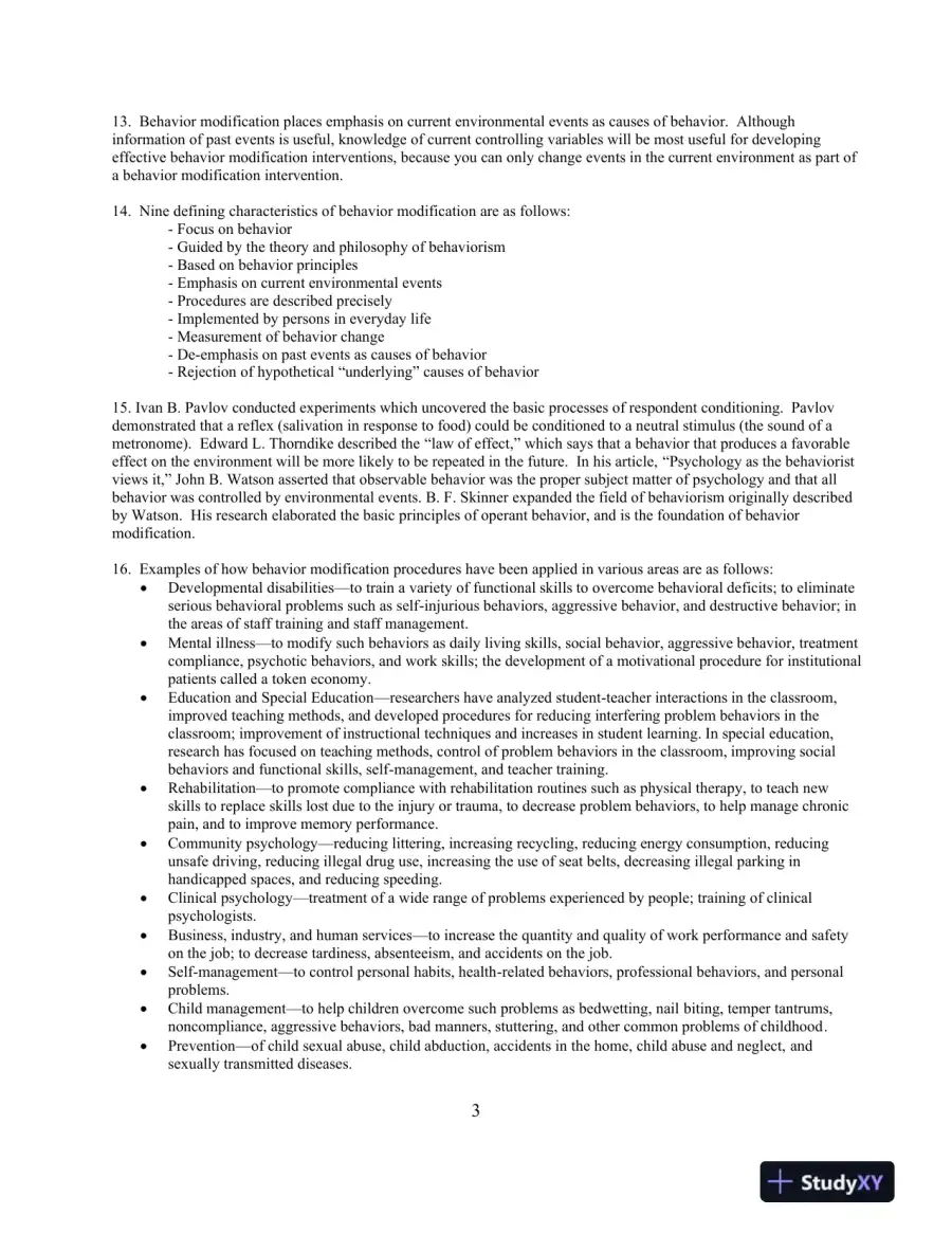 Solution Manual for Behavior Modification: Principles and Procedures, 6th Edition, page 8