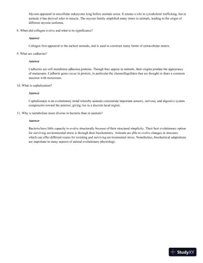 Solution Manual for Principles of Animal Physiology, 3rd Edition - Page 10 preview image
