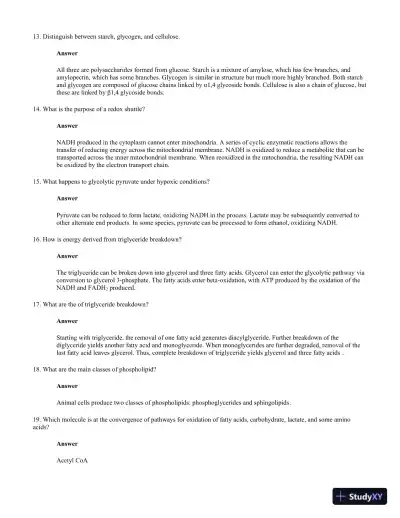 Solution Manual for Principles of Animal Physiology, 3rd Edition - Page 16 preview image