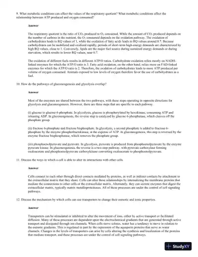 Solution Manual for Principles of Animal Physiology, 3rd Edition - Page 23 preview image