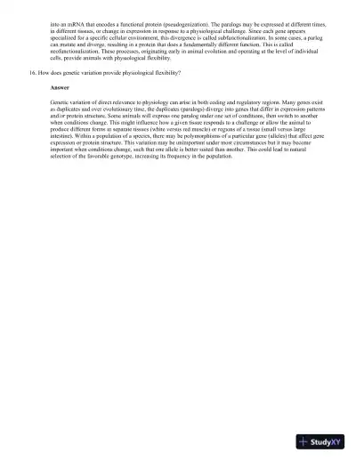 Solution Manual for Principles of Animal Physiology, 3rd Edition - Page 25 preview image