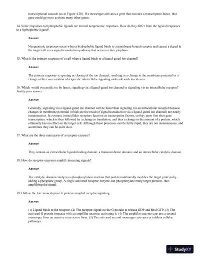 Solution Manual for Principles of Animal Physiology, 3rd Edition - Page 30 preview image
