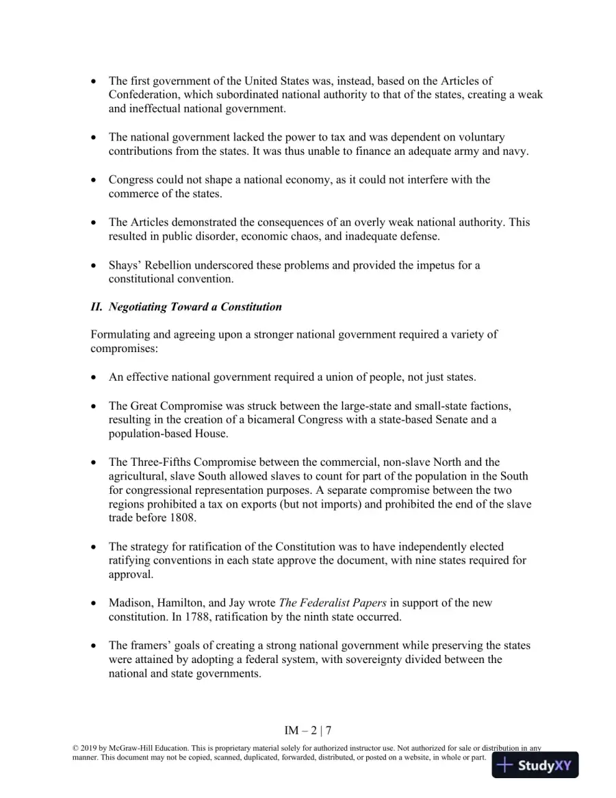 Class Notes For We The People, 13th Edition, page 16