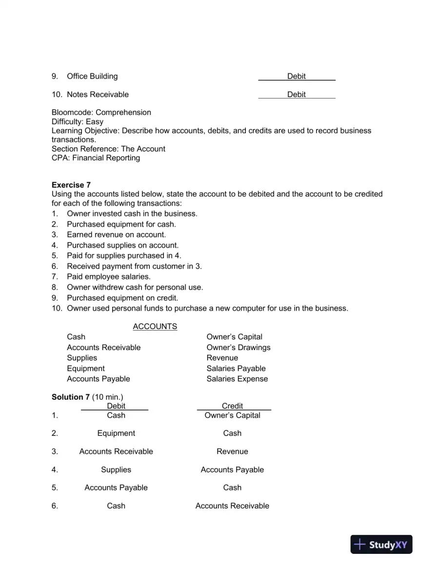 Accounting Principles, Volume 1, 7th Canadian Edition Test Bank, page 10