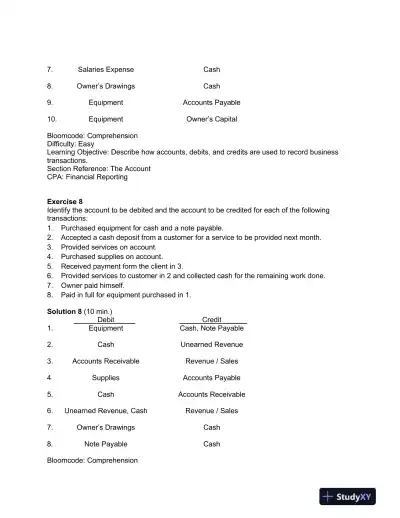 Accounting Principles, Volume 1, 7th Canadian Edition Test Bank - Page 11 preview image