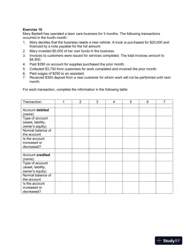 Accounting Principles, Volume 1, 7th Canadian Edition Test Bank - Page 14 preview image